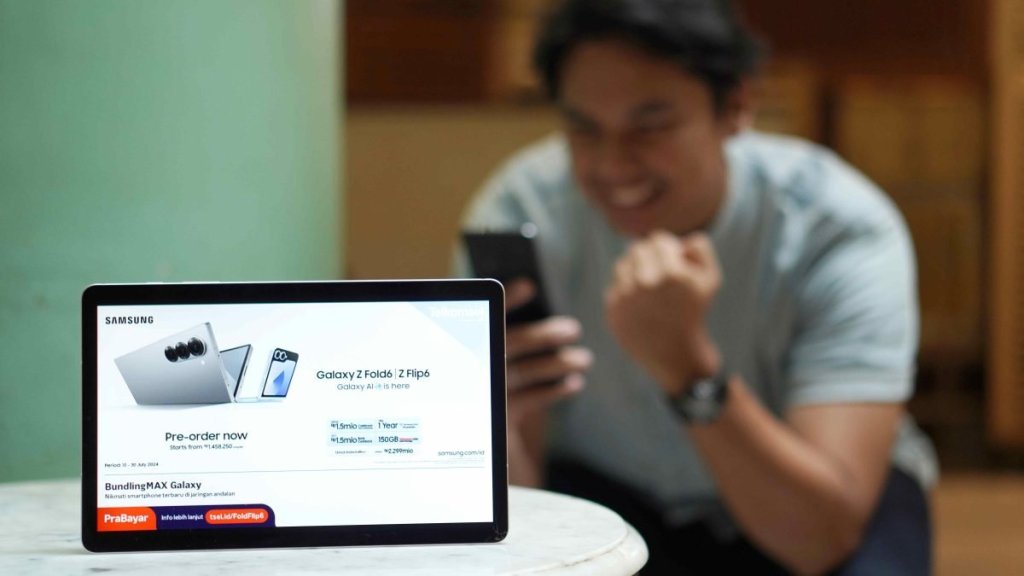 Telkomsel Pre-Order Paket BundlingMAX Lineup Samsung Galaxy Z Foldable Bonus eSIM dan Data 150&nbsp;GB