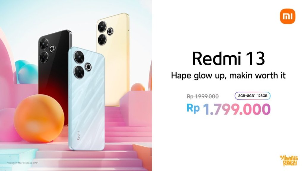 Xiaomi Pangkas Harga Redmi 13 dan Redmi Buds 6&nbsp;Series